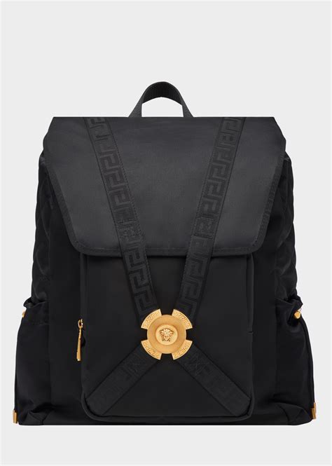 versace greca ribbon backpack